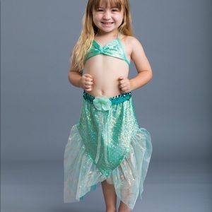 Aqua mermaid swimsuit set